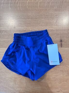 lululemon Electric Blue Women's Athletic Shorts